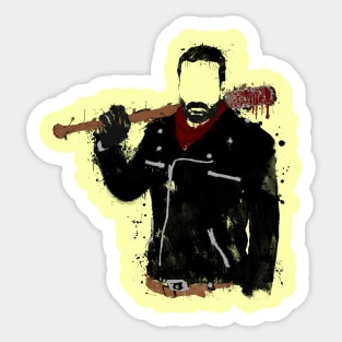 Splatter Negan Sticker